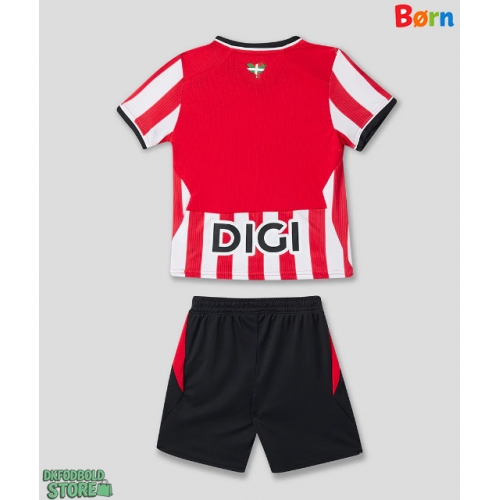 Athletic Bilbao Replika Babytøj Hjemmebanesæt Børn 2026-27 Kortærmet (+ Korte bukser)